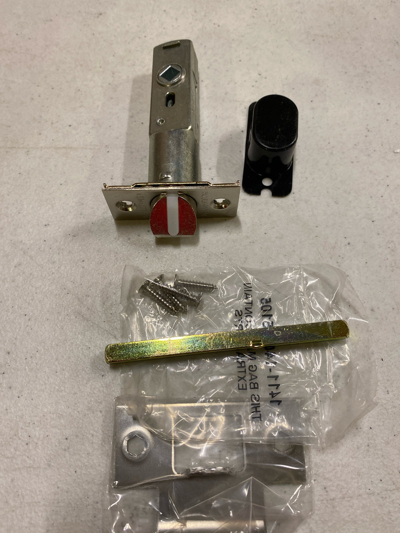 Baldwin 5520 Passage Door Knob Latch for 2-3/4" Backset, Satin Nickel