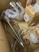 Volume Lighting V2353-33 Chandelier, Brushed Nickel Finish, 20.5" x 20.5" x 18"