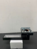 Z-Lite 576S-BK-LED Edge 12" Tall LED Outdoor Wall Sconce - Black