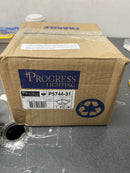 Progress Lighting P5744-31 Ceiling Mount Series 8-1/4" Single-Light Polypropylene Outdoor Flush Mount Ceiling Fixture with One-Piece White Acrylic Diffuser - Black