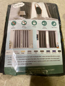 Pro space ICBO3445BL2P Black 34 in. W x 45 in. L Grommet Top Blackout Curtain with Room Darkening Noise Reducing,1 panel
