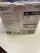 Commercial Electric 4 in. Integrated LED Color Selectable Recessed Downlight Trim Dimmable Ceiling Light w/4 Color Baffle Selections