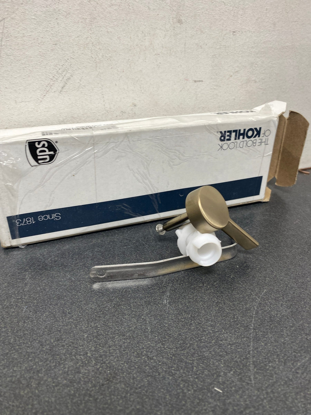 Kohler K-21710-L-BV Reach Left Hand Trip Lever - Vibrant Brushed nickel