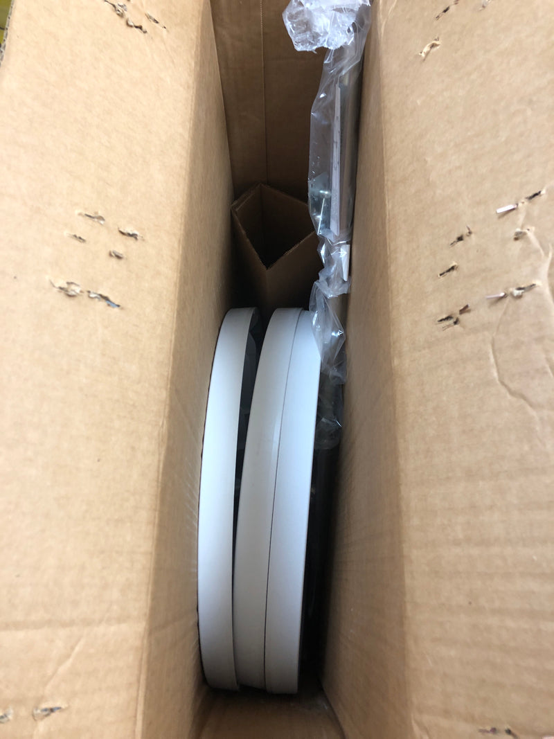 Rev-A-Shelf 6013-20-11-526 Classic Plastic 3-Shelf 20" Full Circle Lazy Susan for Corner Wall Cabinets - White