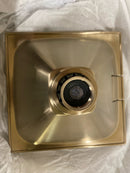 Delta Universal Showering Components H2Okinetic 5-Setting Angular Modern Raincan Shower Head