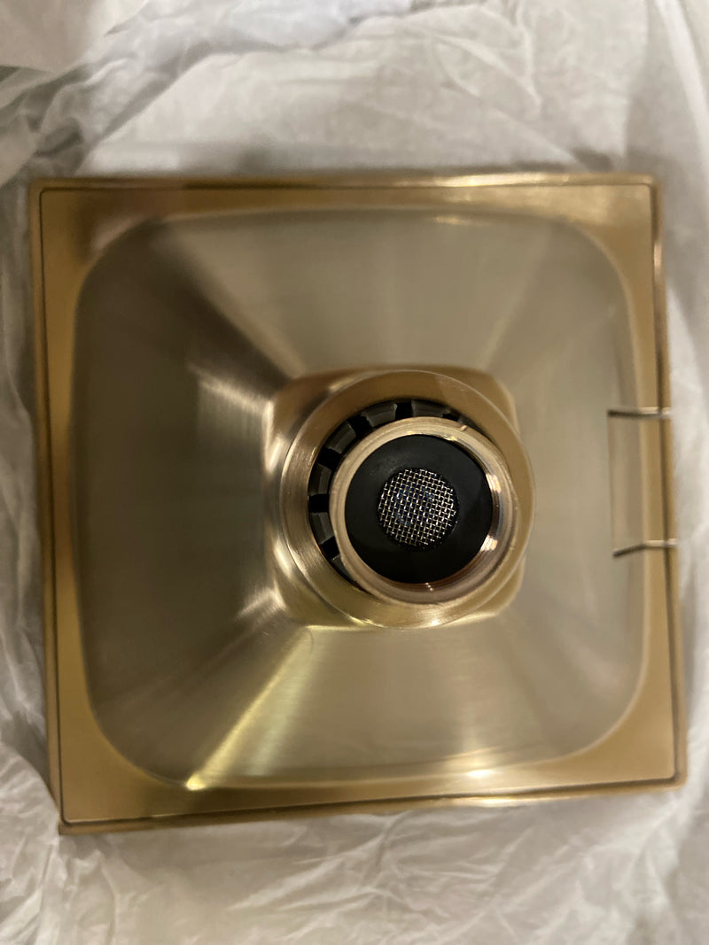 Delta Universal Showering Components H2Okinetic 5-Setting Angular Modern Raincan Shower Head