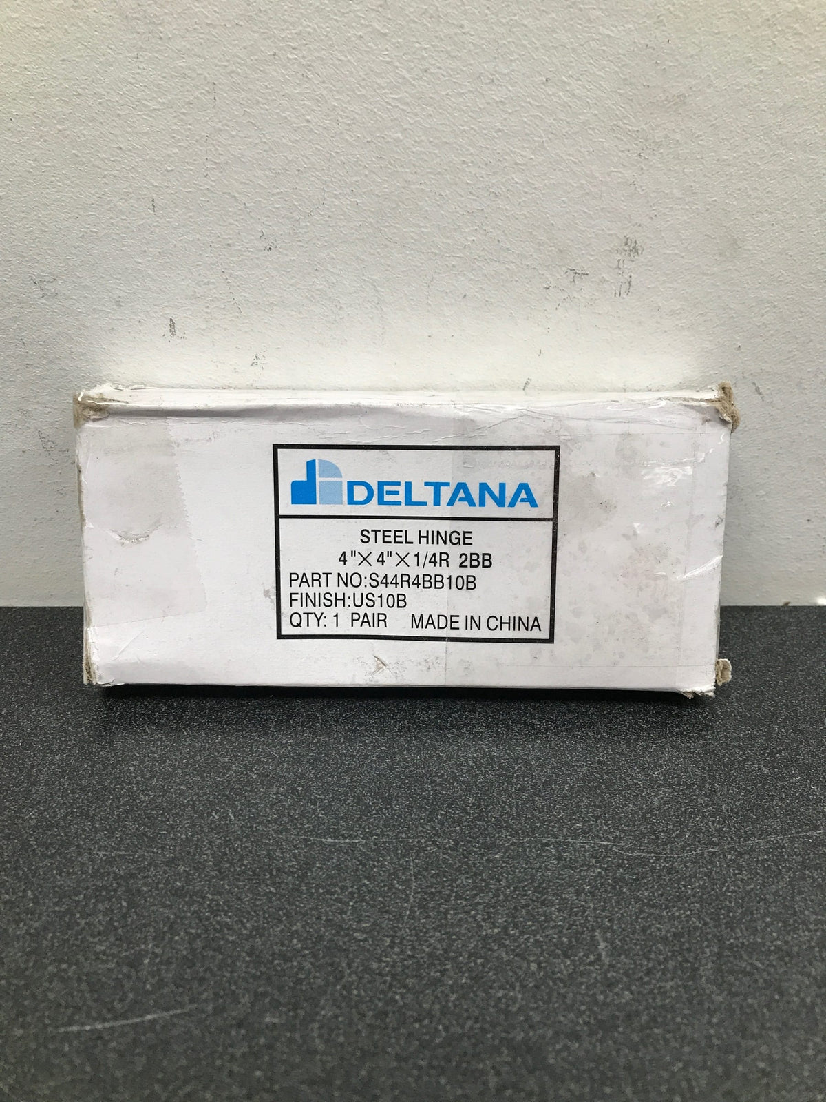 Deltana S44R4BB10B 4" x 4" Ball Bearing 1/4" Radius Corners Mortise Hinge - Pair - Oil Rubbed Bronze