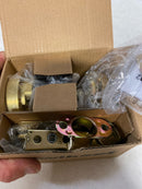 Kwikset 258RDT-4S.STRKP Uptown Low Profile Single Cylinder Deadbolt with SmartKey Technology - Satin Brass