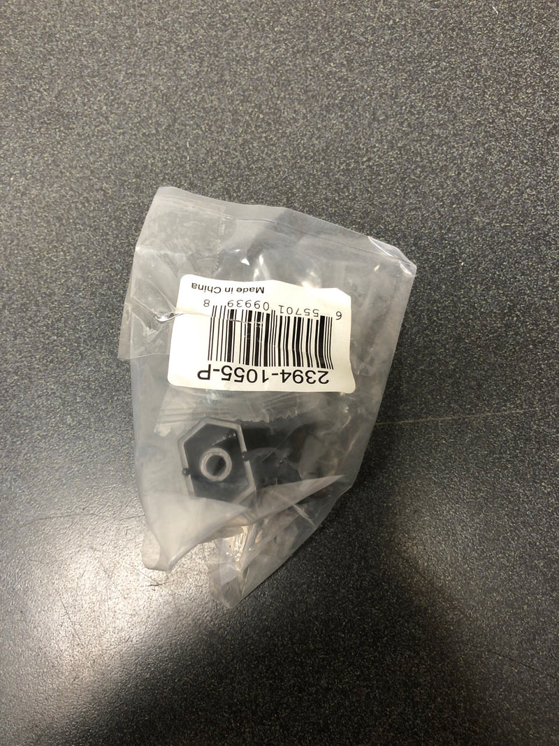Berenson 2394-1055-P Swagger 1-3/16 Inch Modern Angled Square Cabinet Knob / Drawer Knob - Matte Black