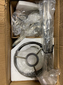 Progress lighting P5038-09 Mingle Collection 1-Light Brushed Nickel Mini Pendant with Etched Parchment Glass