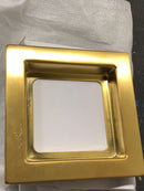 Kohler K-8003-2MB WaterTile Square Single Square Metal Body Spray – with 22 Rubber Spray Nozzles - Vibrant Brushed Moderne Brass