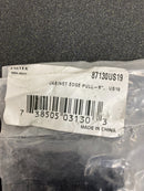 Emtek 87130US19 Edge 8 Inch Center to Center Finger Cabinet Pull - Flat Black