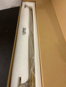 ICO Bath V94458 Lava 24" Grab Bar - PVD Brushed Gold