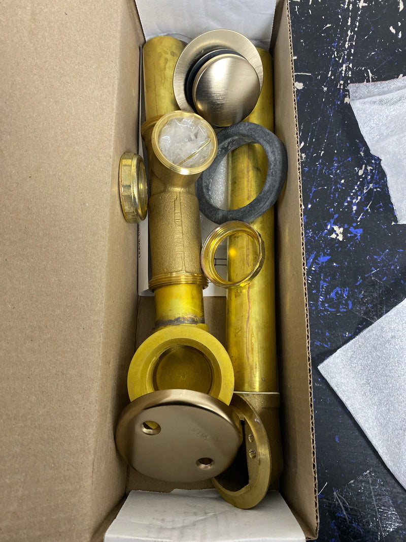 Delta RP693CZ Bath Waste Assembly with Toe Operated Drain - Champagne Bronze