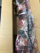 Home decorators collection 4000204-05 Westbrook 4-Light Matte Black Modern Bathroom Vanity Light with Chrome Accents