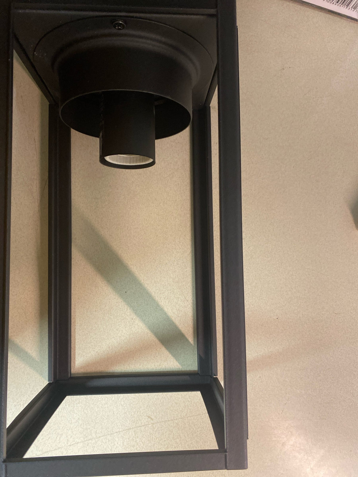 Eglo 203667A Walker Hill Single Light 5" Wide Outdoor Flush Mount Ceiling Fixture - Matte Black