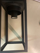 Eglo 203667A Walker Hill Single Light 5" Wide Outdoor Flush Mount Ceiling Fixture - Matte Black