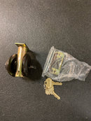 Emtek 8455US10B Low Profile Style Brass Modern Single Cylinder Deadbolt - Oil Rubbed Bronze