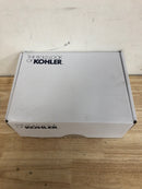 Kohler K-27428-BMB Tone 8-7/8" Wall Mounted Towel Ring - Matte Black with Moderne Brass