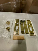 Baldwin 6547003FD Nashville Dummy Handleset Trim Set - Polished Brass