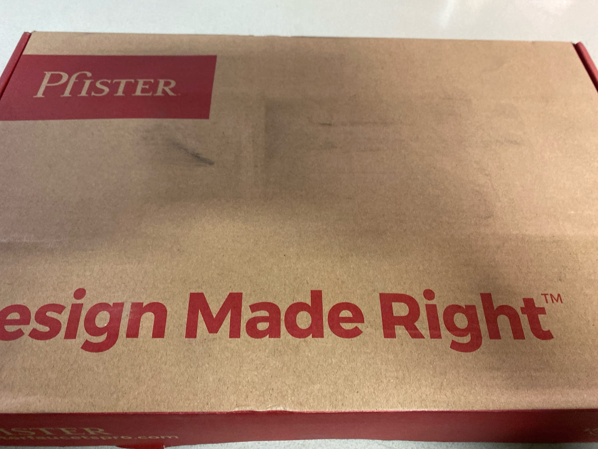 Pfister LG49-NCPBG Contempra 1.2 GPM Widespread Bathroom Faucet with Pforever Seal, Pfast Connect, and Push and Seal Technologies - Includes Pop-Up Drain Assembly - Brushed Gold