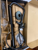 Miseno MTF194 Floor Mounted Tub Filler with Integrated Valve and Diverter - Includes Hand Shower - Flat Black