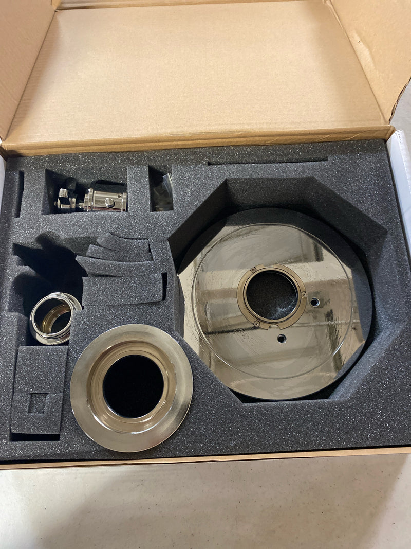 Perrin and Rowe U.TAR13W1XM Armstrong Thermostatic Valve Trim Only with Single Cross Handle - Less Rough In - Polished Chrome