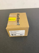 Kwikset 258 Downtown Venetian Bronze Square Single-Cylinder Low Profile Deadbolt Featuring SmartKey Security