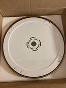 Z-Lite 1013F16-MGLD-LED Stari 17" Wide Flush Mount Drum Ceiling Fixture - Modern Gold