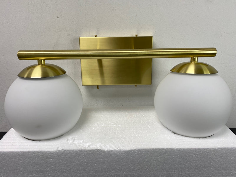 Forte Lighting 5745-02-12 Farrell 2 Light 18" Wide Bathroom Vanity Light - Soft Gold