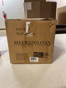 Metropolitan N2031-1 6" Tall Wall Sconce with Alabaster Stone Shade - White