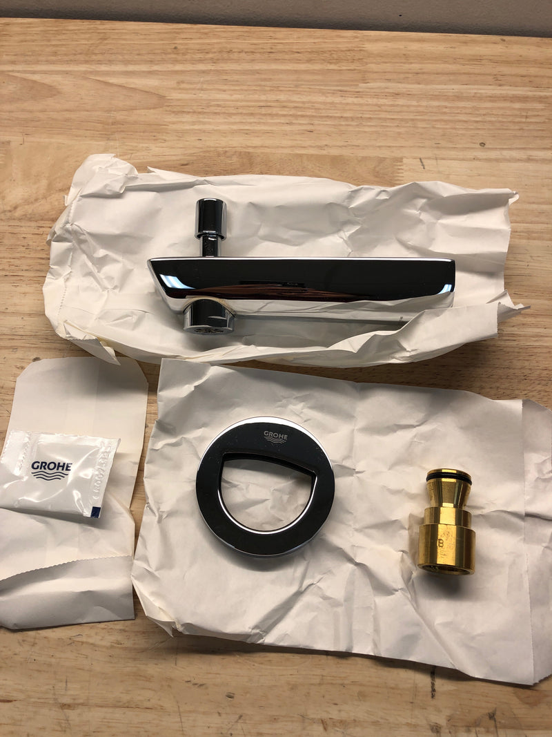 GROHE 13287001 Bauloop Diverter Tub Spout, Starlight Chrome