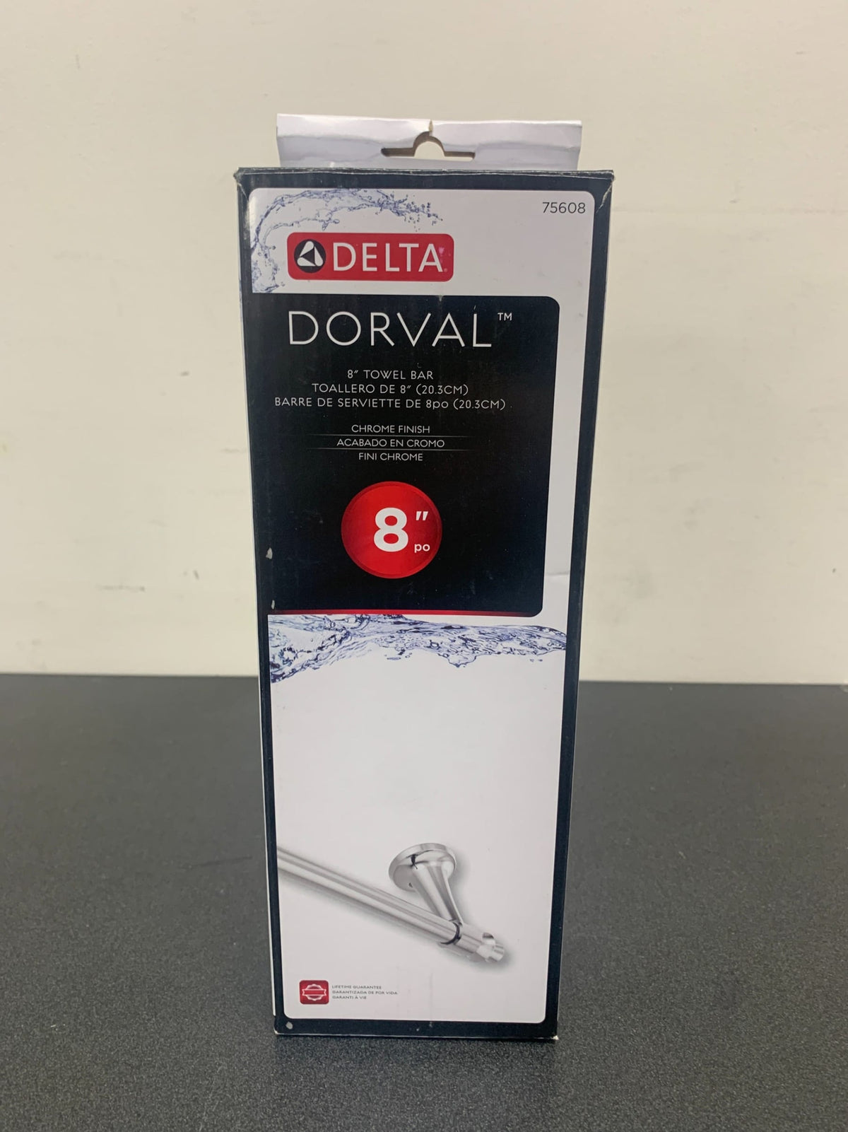 Delta 75608 Dorval 8" Towel Bar - Chrome