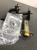 Emtek 5210FRLUS10BRH Freestone Right Handed Privacy Door Lever Set with Square Rose from the Urban Modern Collection - Oil Rubbed Bronze