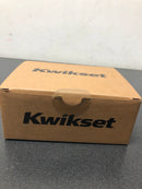 Kwikset 740HFLSQT-15SV1 Halifax Single Cylinder Keyed Entry Door Lever Set with Square Rose and SmartKey - Satin Nickel