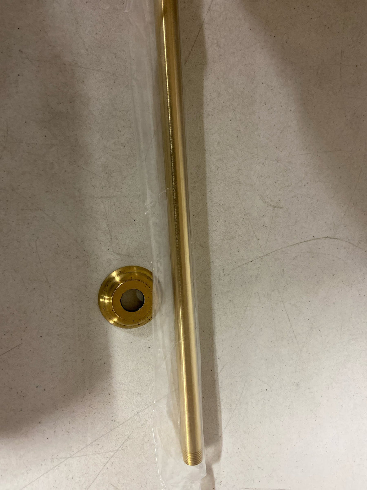 Newport Brass 517-18/10 Tub and Shower 18" Ceiling Mounted Shower Arm and Flange - Satin Bronze (PVD)