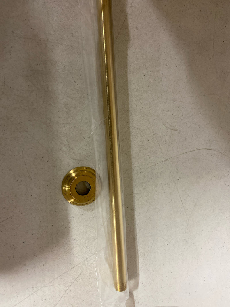 Newport Brass 517-18/10 Tub and Shower 18" Ceiling Mounted Shower Arm and Flange - Satin Bronze (PVD)