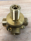 American Standard R422S 1/2" Two-Way Shared Flow In-Wall Diverter Valve - Rough In - 2 individual and 1 shared function - N/A