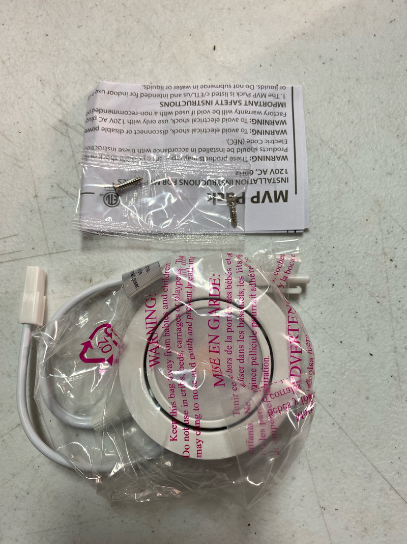 American Lighting MVP-1-30-WH-B MVP Puck Light 2-3/4" Wide LED - White