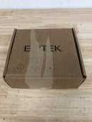 Emtek C5209HLOUS15 Helios Privacy Door Lever Set with Disk Rose and CF Mechanism from the Brass Modern Collection - Satin Nickel