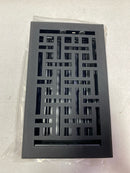 Signature Hardware 393403 Cast Iron Floor Register - 6" x 10" - Black