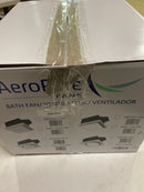 Aero pure ABF110 L5 W Low Profile 110 CFM 0.9 Sones Quiet Ceiling Bathroom Ventilation Fan with LED Light/Night Light White