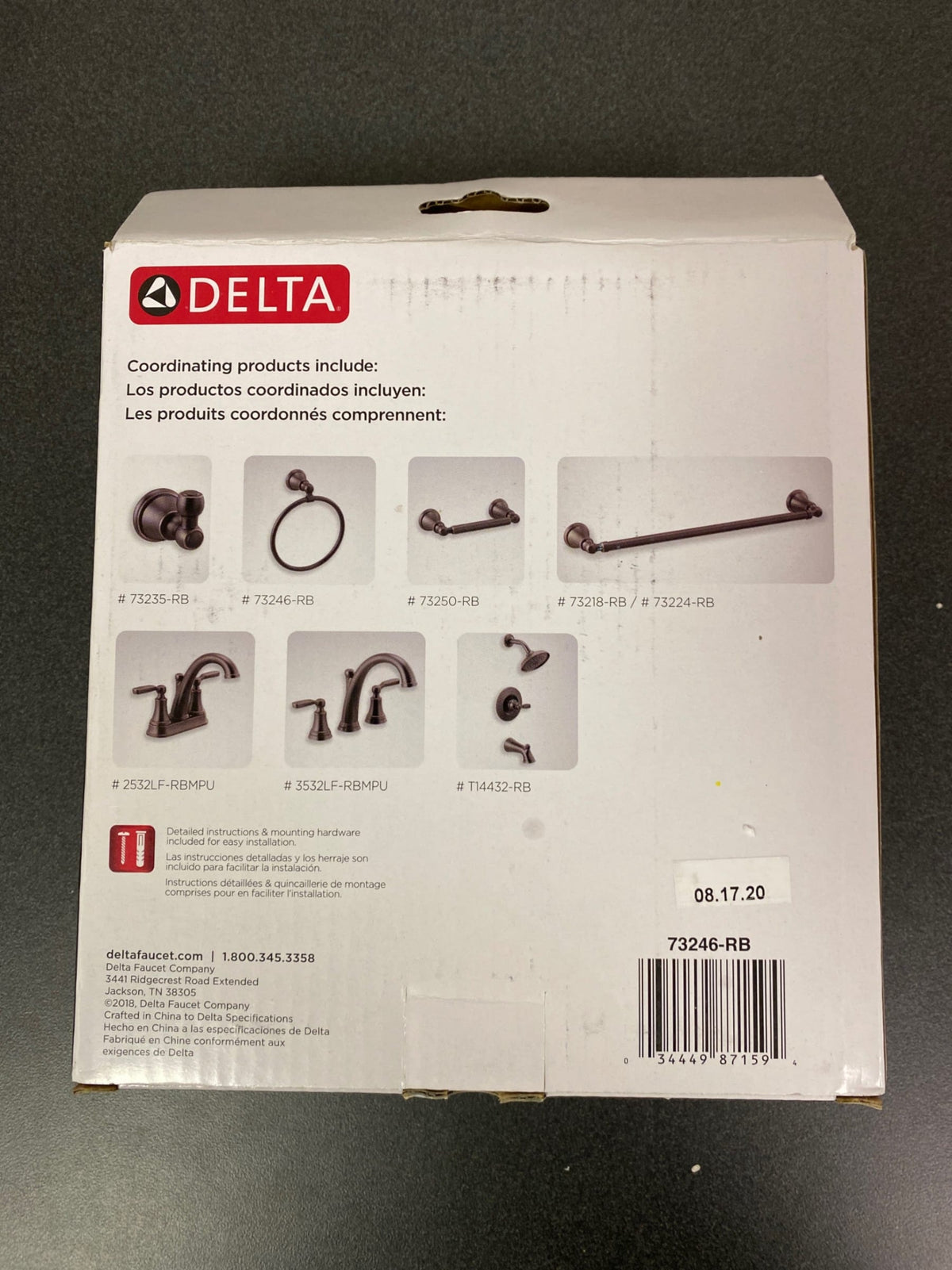 Delta Woodhurst 6-5/16" Wall Mounted Towel Ring