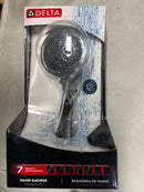 Delta 75700 7-Spray 3.3 in. Single Wall Mount Handheld Rain Shower Head in Chrome