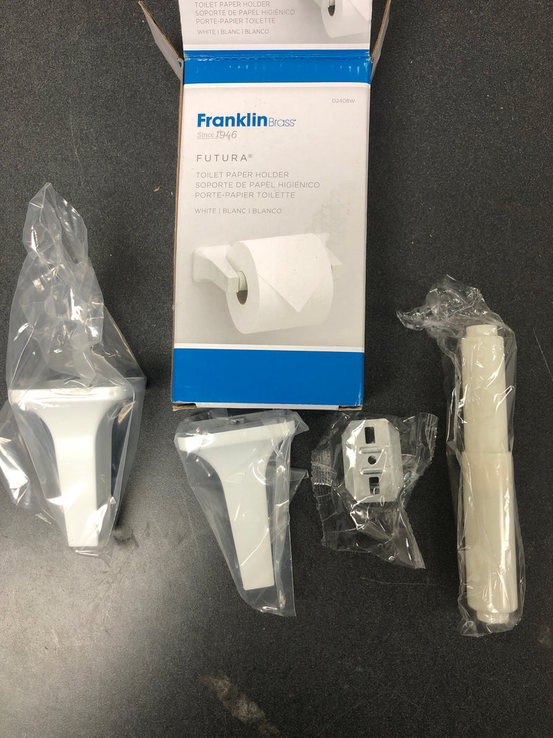 Franklin brass D2408W Futura Toilet Paper Holder in White