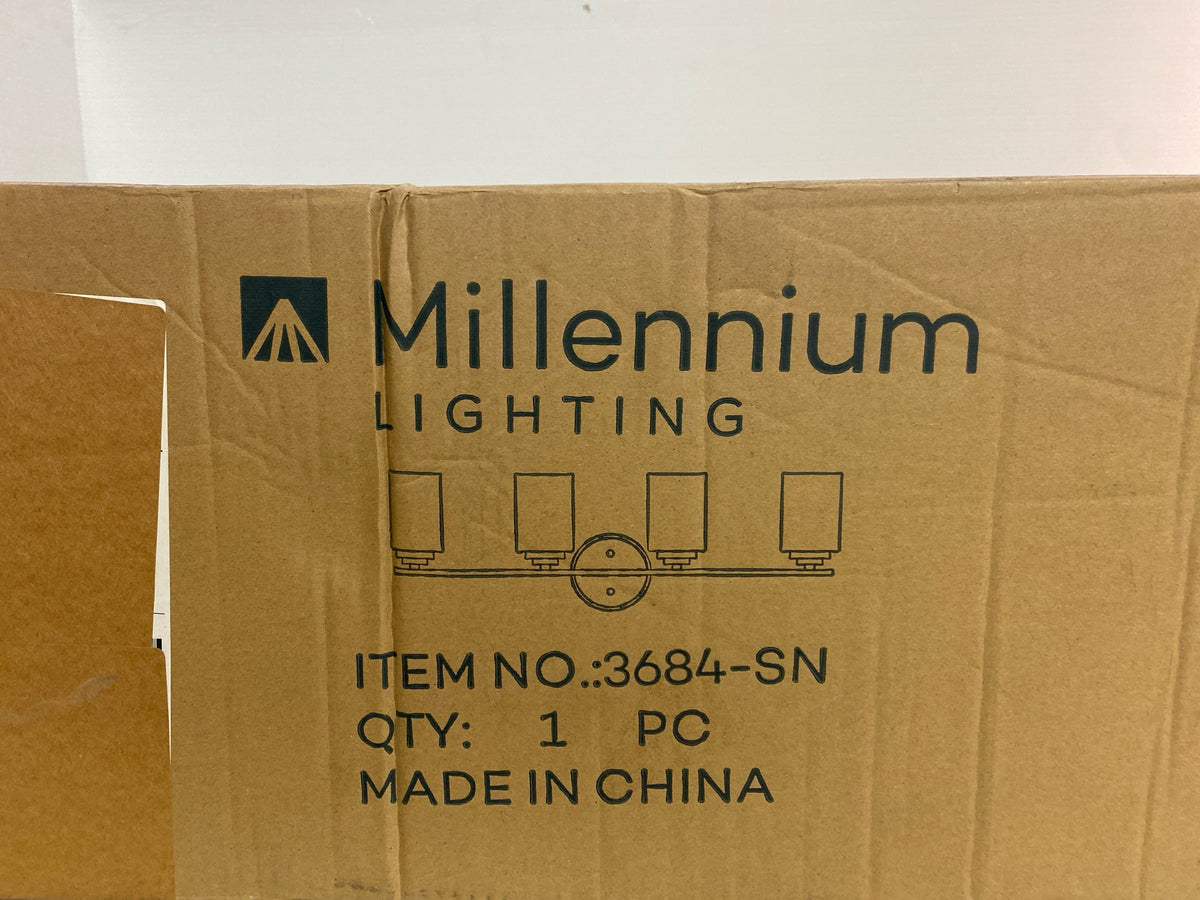 Millennium Lighting 3684-SN Moven 4 Light 31" Wide Vanity Light - Satin Nickel