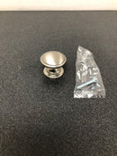 Hickory Hardware P3053-SS Williamsburg 1-1/4 Inch Mushroom Cabinet Knob - Stainless Steel
