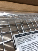 Shaws WSG3318SS Lancaster 28-9/16" L x 14-1/2" W Stainless Steel Basin Rack for the Shaws RC3318 - Stainless Steel