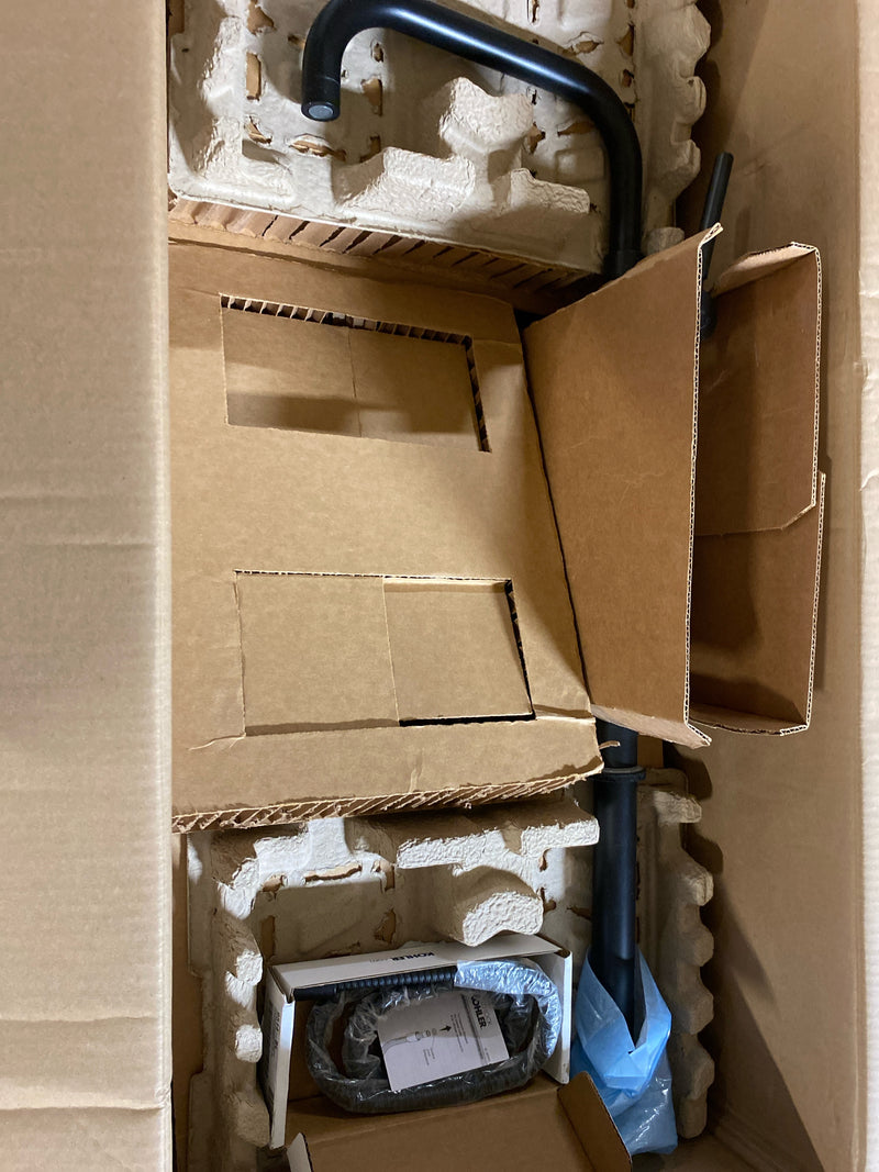 Kohler K-T97328-4-BL Purist Floor Mounted Tub Filler with Built-In Diverter - Includes Hand Shower - Matte Black