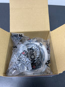 Nora Lighting NL-426N 4" Round Shower Trim with Frosted Flat Lens - Natural Metal